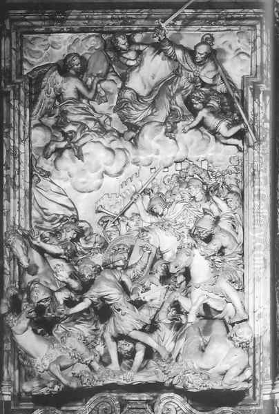 Battle of Anghiari Oil Painting by Giambattista Foggini