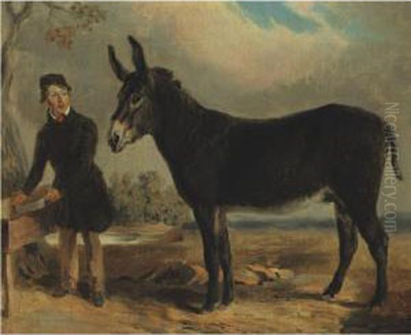 Spanish Jack With John M. Clay Oil Painting by Edward Troye