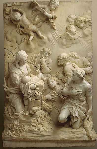 The Adoration of the Shepherds Oil Painting by Giambattista Foggini