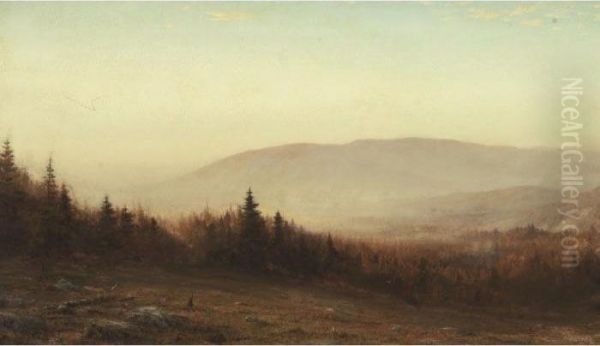 Mount Desert Island, Maine Oil Painting by Dwight William Tryon