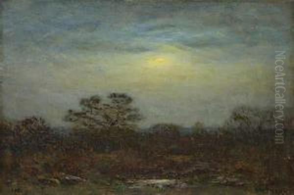 ''night'' Oil Painting by Dwight William Tryon