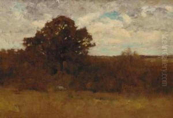 ''landscape, South Dartmouth, Massachusetts'' Oil Painting by Dwight William Tryon