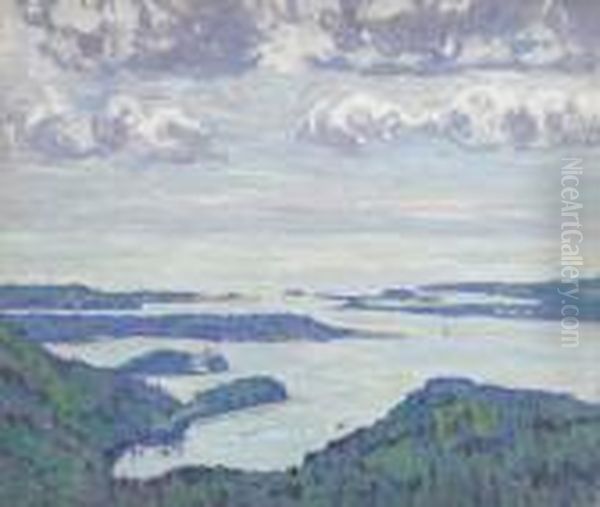 Mount Desert Island, Maine Oil Painting by Allen Tucker