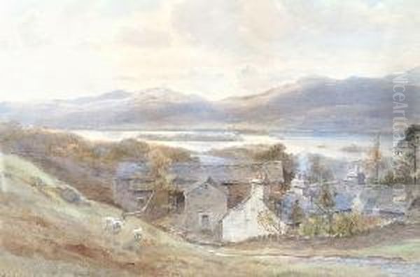 Lakeland Farmstead Oil Painting by Edward Tucker