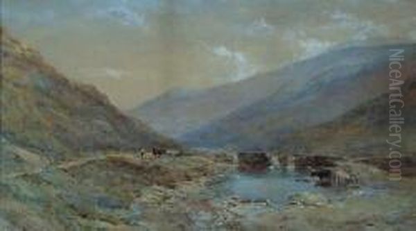 Grazing In The Lakes Oil Painting by Edward Tucker