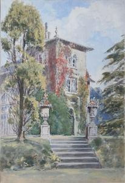 The Old Home Oil Painting by Frederick Tucker