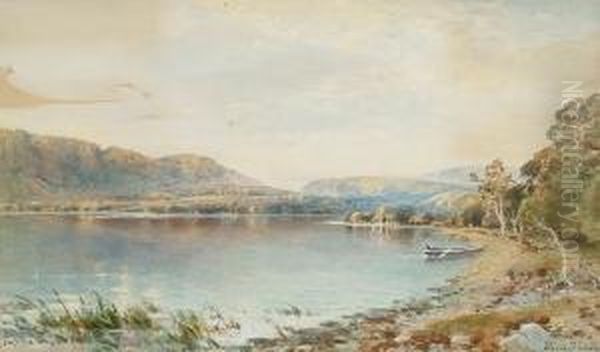 Derwentwater Oil Painting by Frederick Tucker