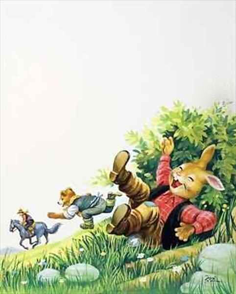 Brer Rabbit 18 Oil Painting by Henry Charles Fox