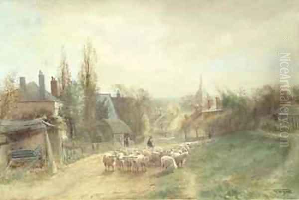 Billingshurst Oil Painting by Henry Charles Fox