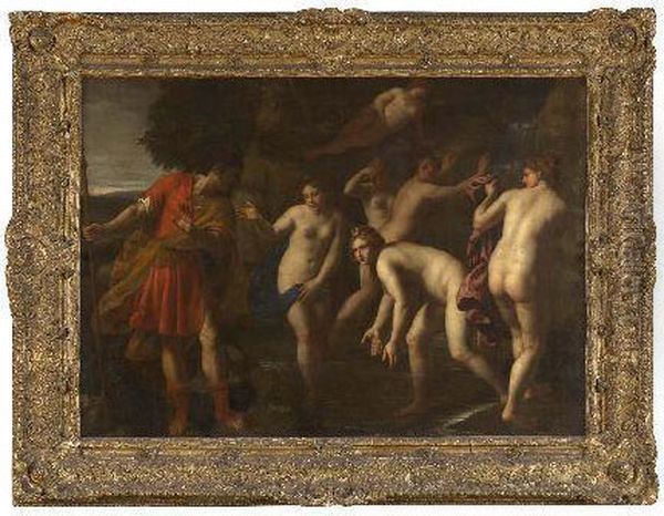 Diana And Actaeon Oil Painting by Alessandro Turchi