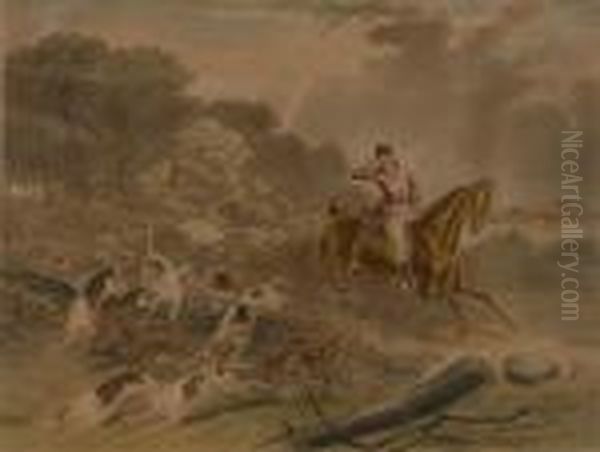 The Fox Chase Oil Painting by Joseph Mallord William Turner