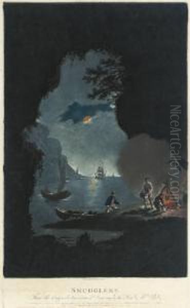 Smugglers Oil Painting by Joseph Mallord William Turner