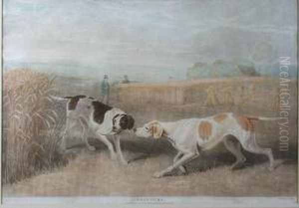 Pointers (after J Barringer) Oil Painting by Joseph Mallord William Turner