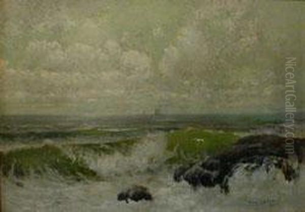 Coast Of New England Oil Painting by Joseph Mallord William Turner