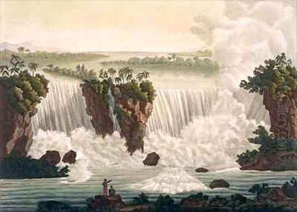 Niagara Falls Oil Painting by Paolo Fumagalli