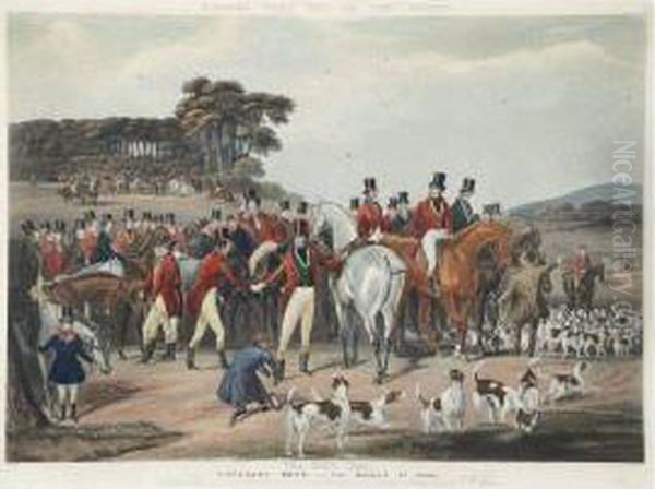 Mooreaestally Ho! To The Sports, 
The Noble Tips Oil Painting by Francis Calcraft Turner