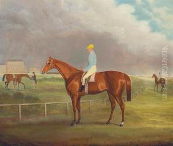 Maid Of Monton, Last Race Meeting Oil Painting by Francis Calcraft Turner