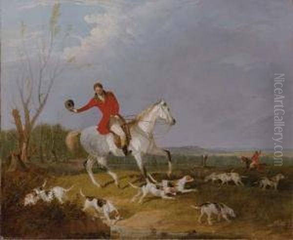 The Herefordshire Hunt Oil Painting by Francis Calcraft Turner