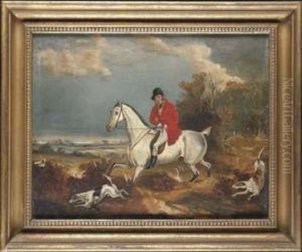 Breaking Cover Oil Painting by Francis Calcraft Turner