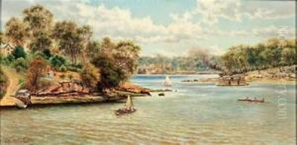 On The Parramatta River Near Gladesville by James Alfred Turner