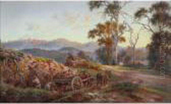 At The Quarry Oil Painting by James Alfred Turner