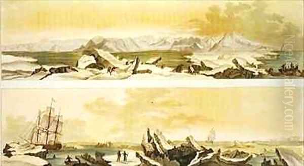 View of Spitsbergen with The Dorothy Oil Painting by Paolo Fumagalli