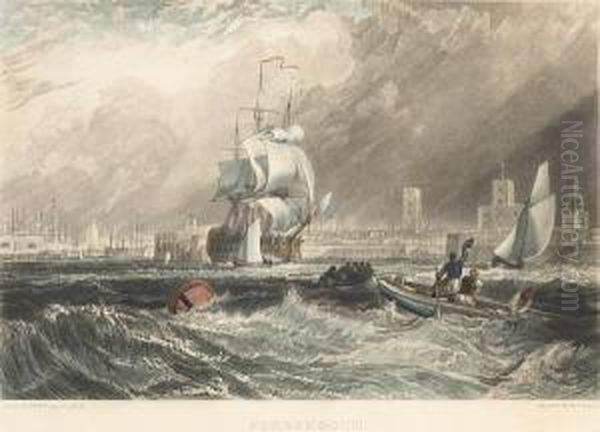 Portsmouth Oil Painting by Joseph Mallord William Turner