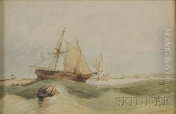 Portsmouth Harbor Oil Painting by Joseph Mallord William Turner