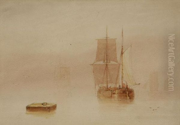 Misty Morning Oil Painting by Joseph Mallord William Turner