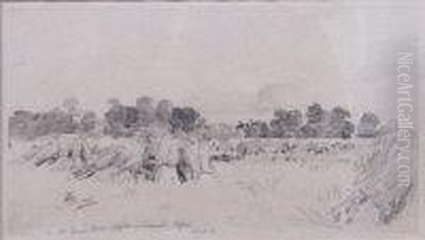 Old Manor House, Shipton On Cherwell Oil Painting by William Turner