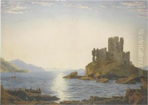 Eilean Donan Castle Oil Painting by William Turner