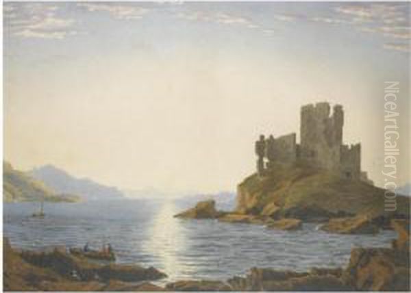 Eilean Donan Castle, Loch Duich, Scotland Oil Painting by William Turner