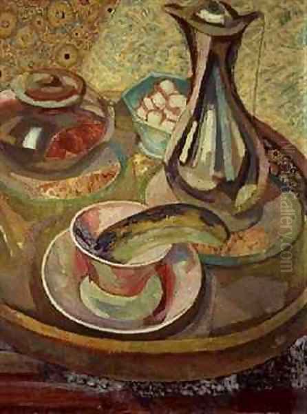 Still Life with Coffee Pot Oil Painting by Roger Eliot Fry