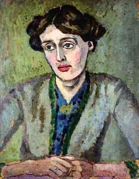 Virginia Woolf Oil Painting by Roger Eliot Fry