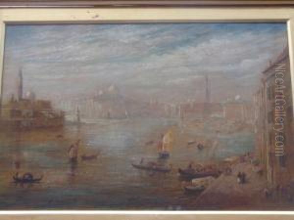 Lagoon, Venice Oil Painting by William Eddowes Turner