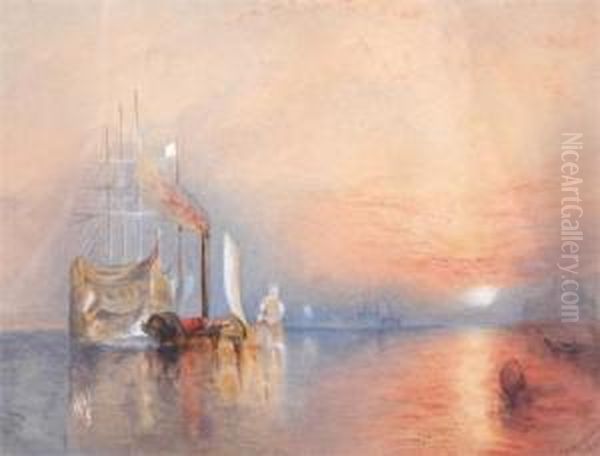 The Fighting Temeraire Oil Painting by William Eddowes Turner