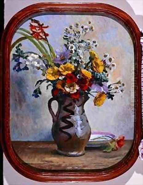 Summer Flowers Oil Painting by Roger Eliot Fry