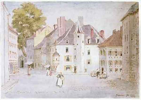 Beaune Oil Painting by Roger Eliot Fry