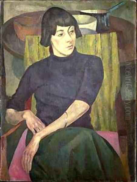 Portrait of Nina Hamnett Oil Painting by Roger Eliot Fry