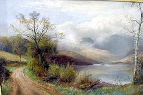 Windermere On Wray Oil Painting by William Lakin Turner