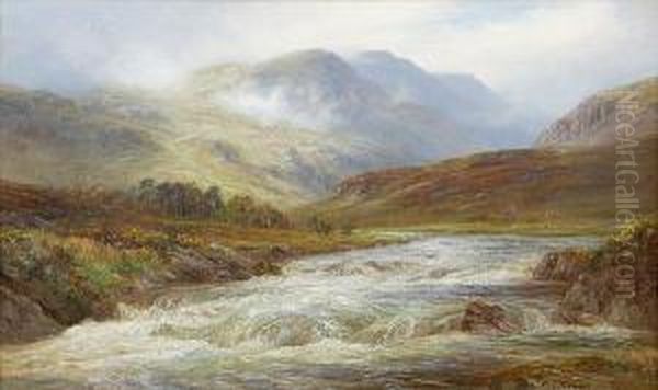 Perthshire Oil Painting by William Lakin Turner