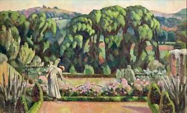 The Artists Garden at Durbins Oil Painting by Roger Eliot Fry