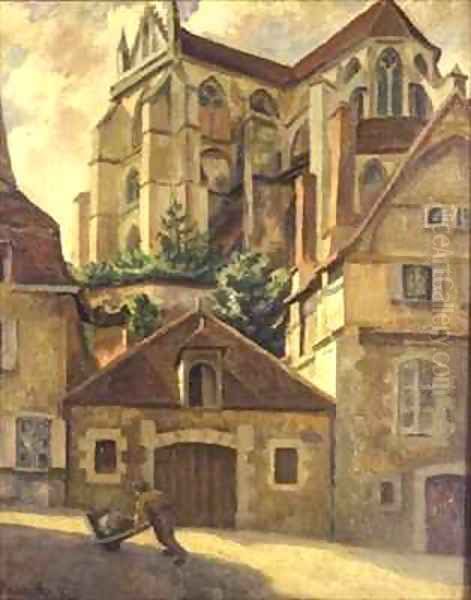 Auxerre Oil Painting by Roger Eliot Fry