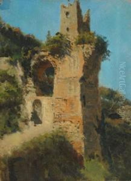 Torreon Oil Painting by Ramon Tusquets y Maignon