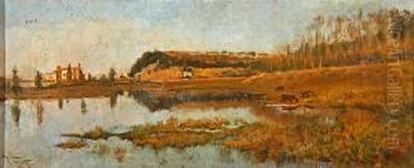 Paisaje Oil Painting by Ramon Tusquets y Maignon