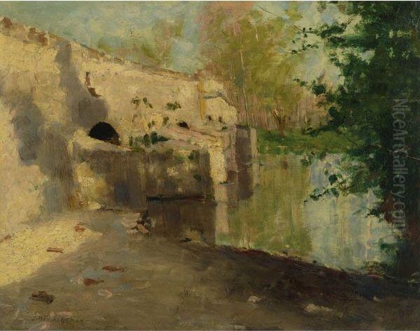 The Old Bridge by John Henry Twachtman