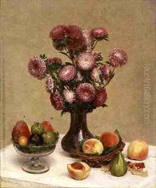 Still life by Theodore Fantin-Latour