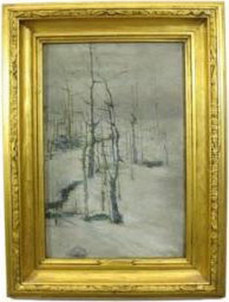 Spirit Of Winter Oil Painting by John Henry Twachtman