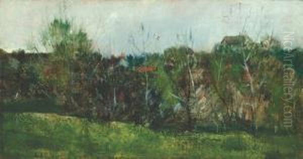 Avondale [ohio] Oil Painting by John Henry Twachtman