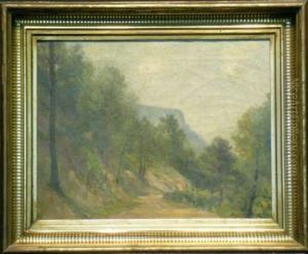 Road Through The Valley Oil Painting by Bayard Henry Tyler